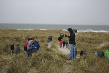 Walk-and-talk for brave students