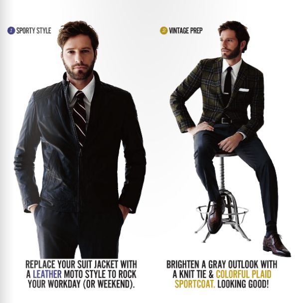 "larrimor's magazine" "1 suit 7 ways" "suit different ways"