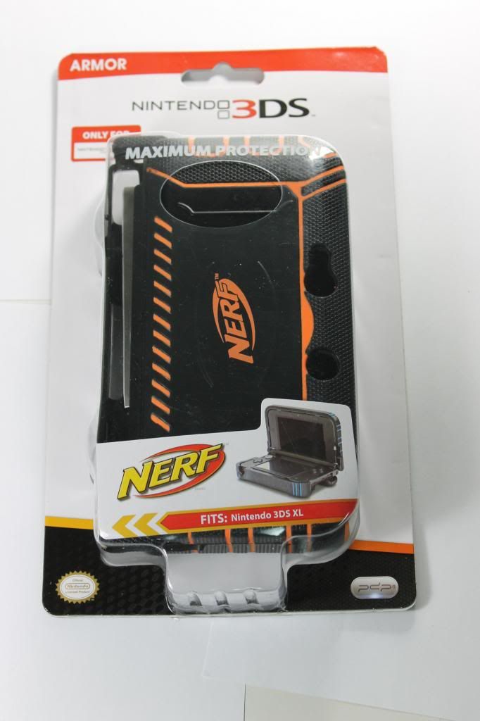 Brand New PDP 3DS XL Orange Nerf Armor Protective Case Official