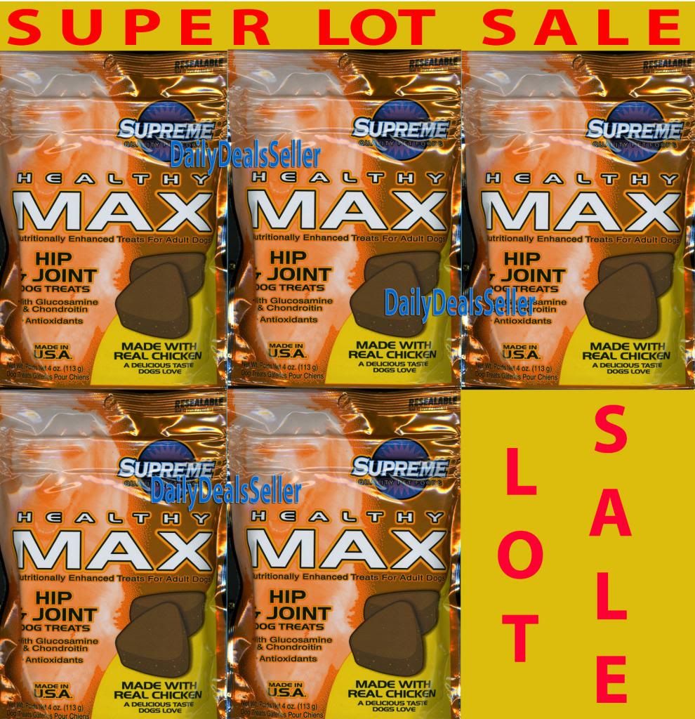 Supreme HEALTHY MAX, Hip & Joint Dog Treats Glucosamine & Chondroitin