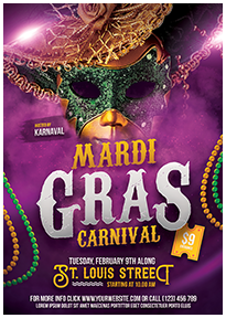 Carnival Party Flyer Template - 8