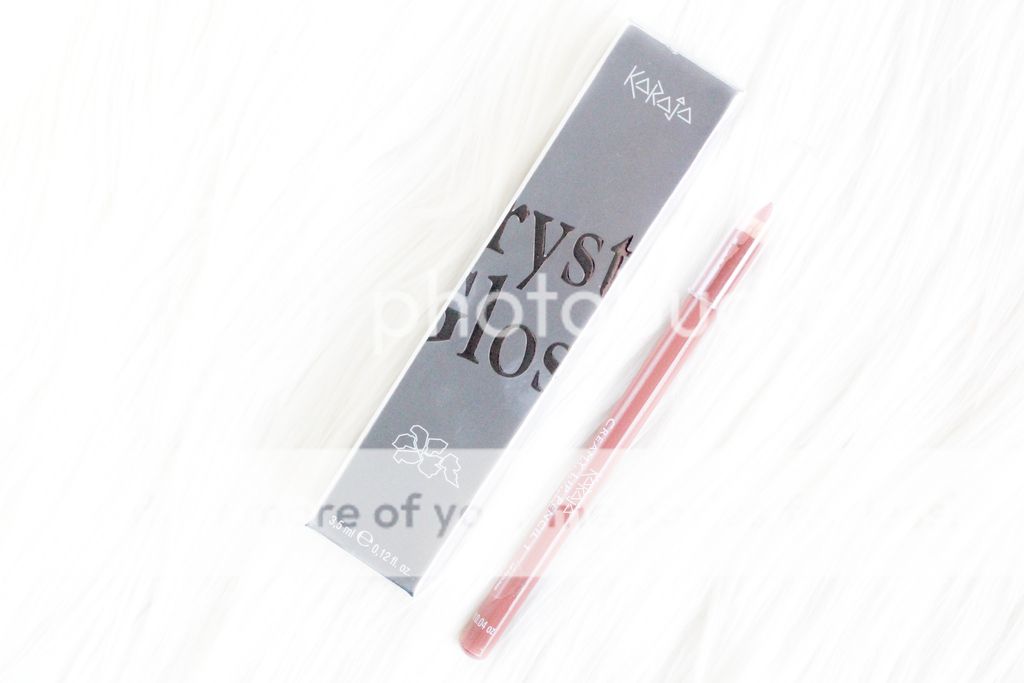 Karaja - crystal gloss & lip pencil review